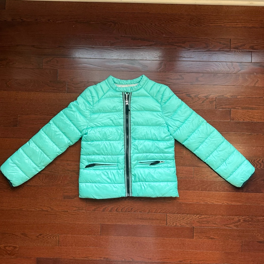 Zara Blue Puffer Coat